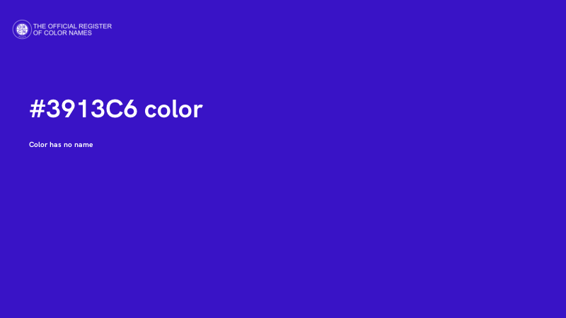 #3913C6 color image
