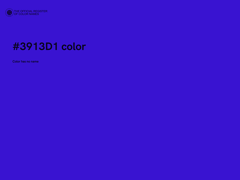 #3913D1 color image