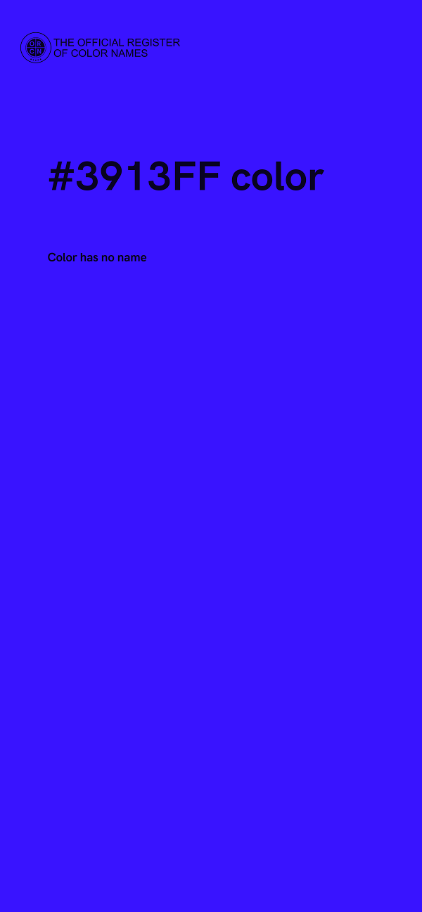 #3913FF color image
