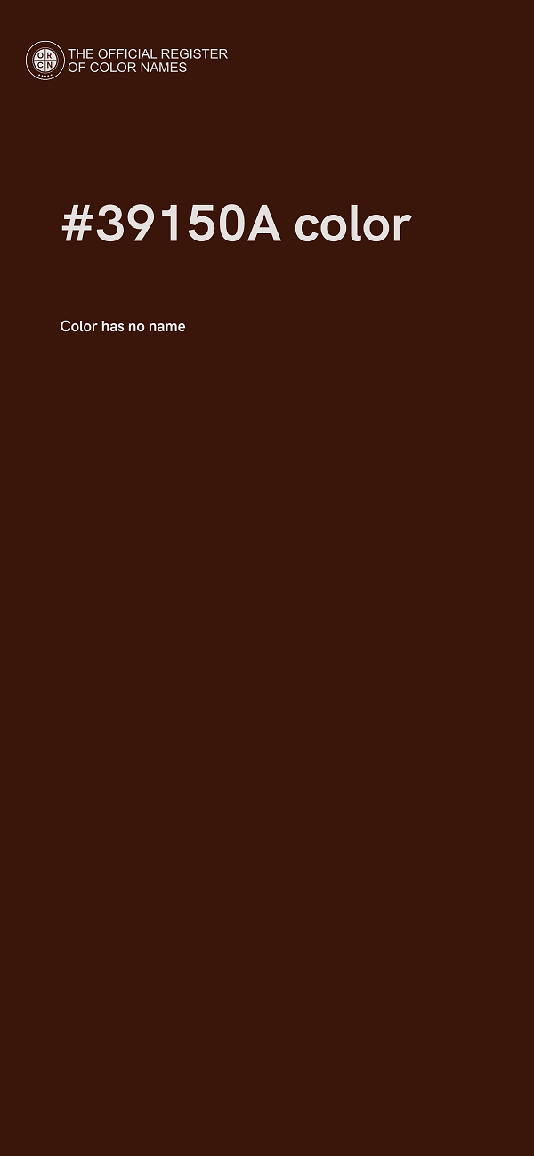 #39150A color image