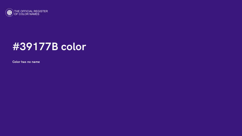#39177B color image