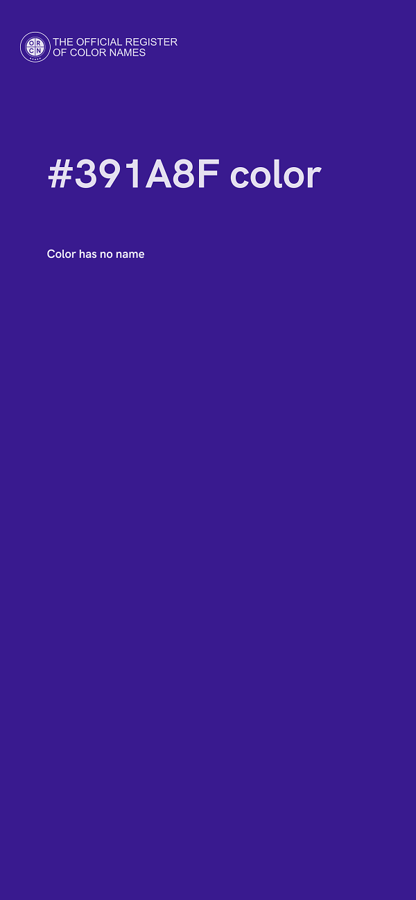 #391A8F color image