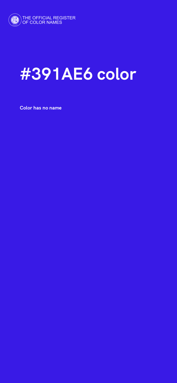 #391AE6 color image