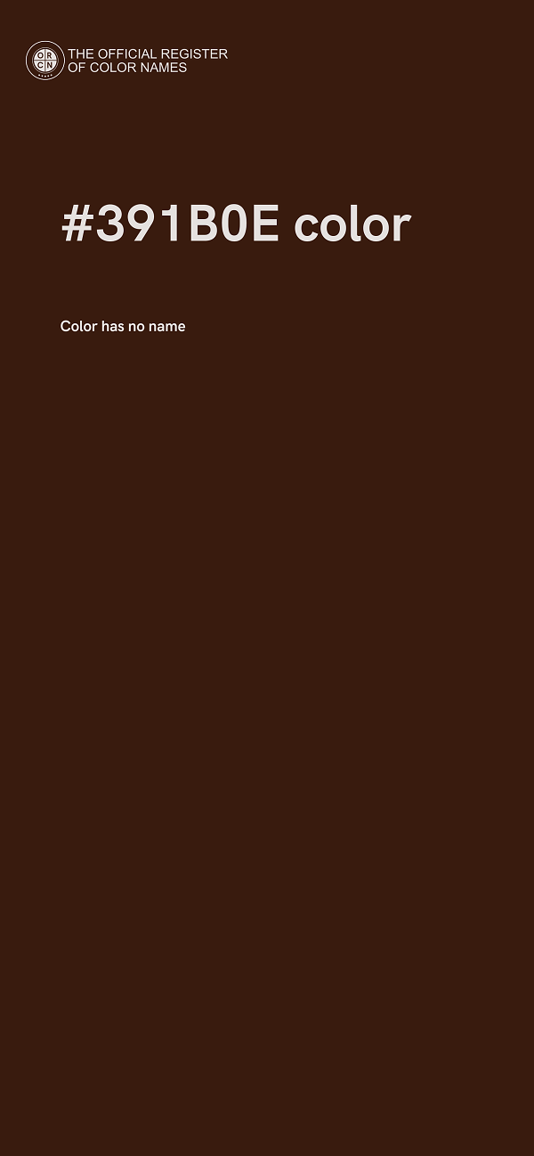 #391B0E color image
