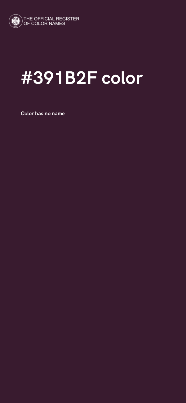 #391B2F color image