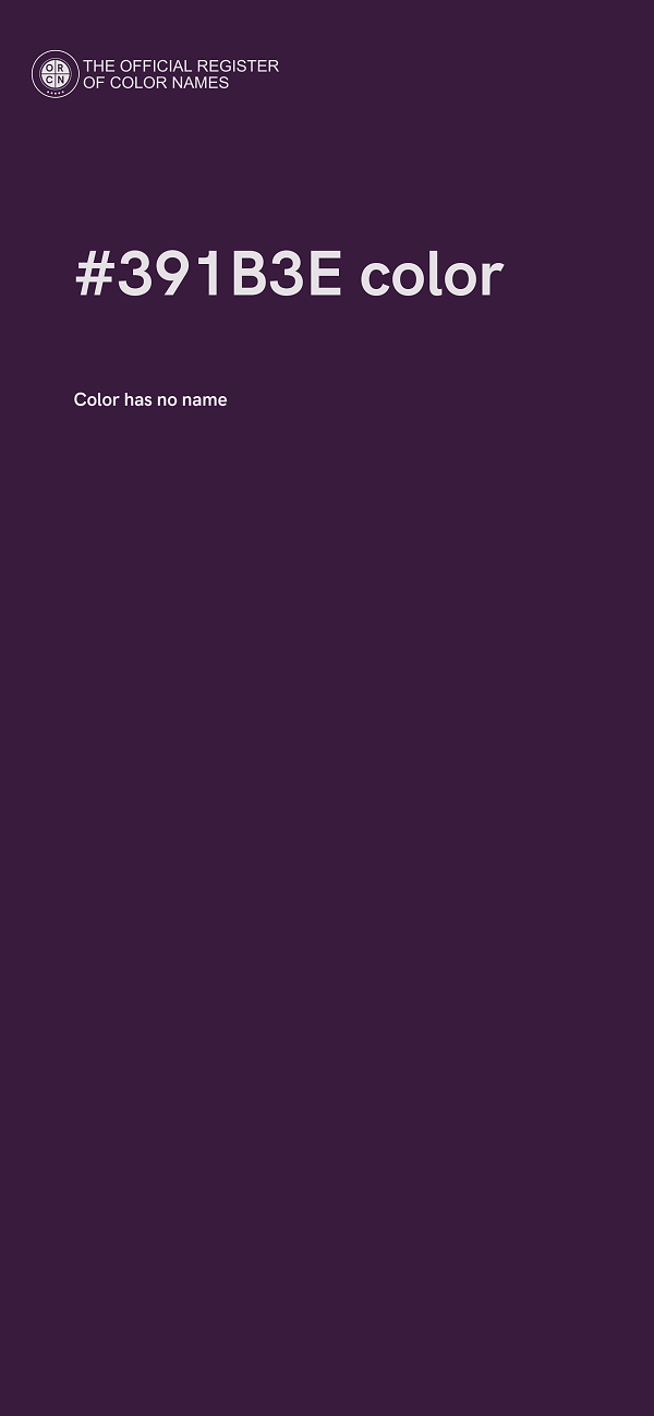 #391B3E color image