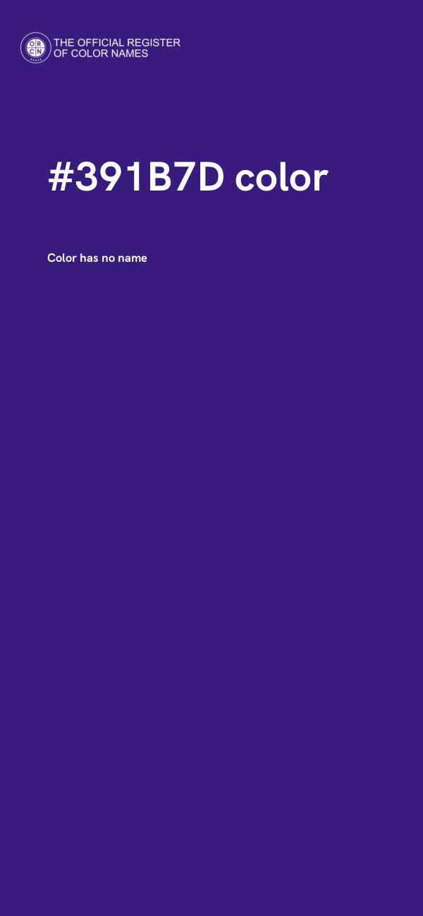 #391B7D color image