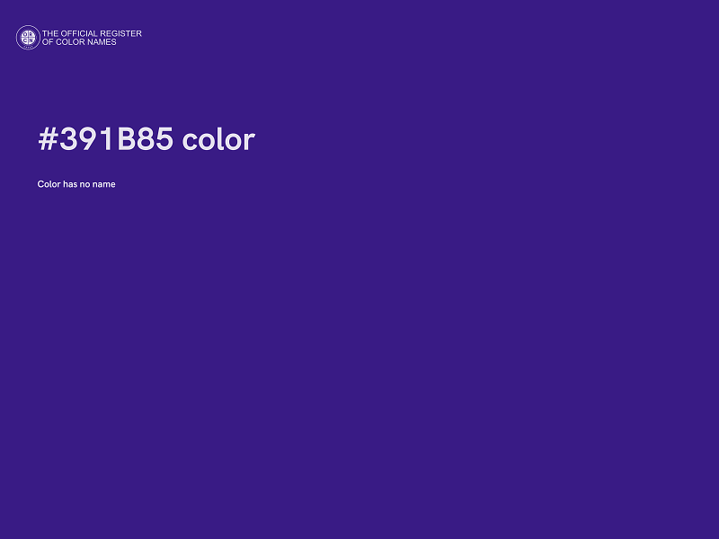 #391B85 color image