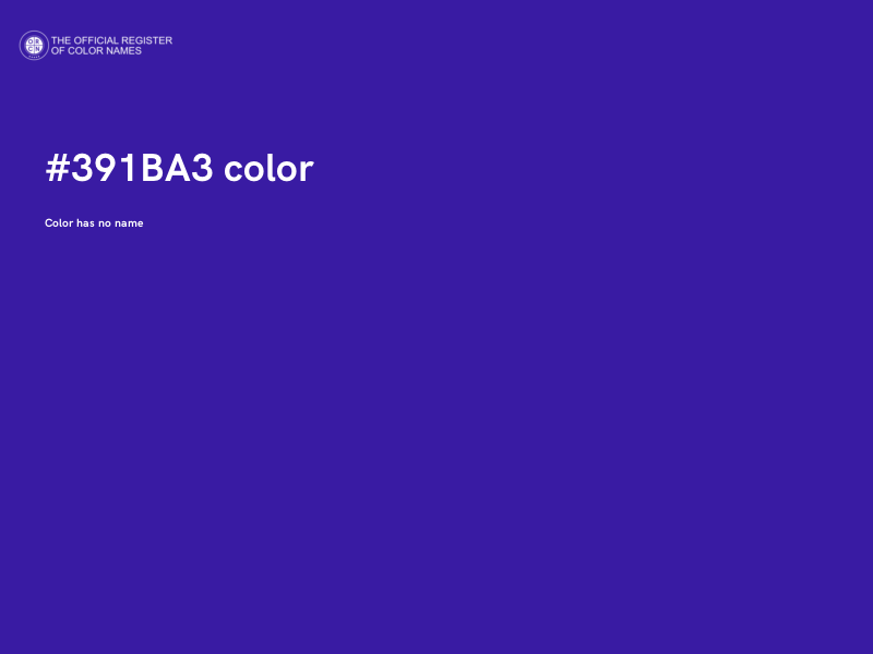 #391BA3 color image