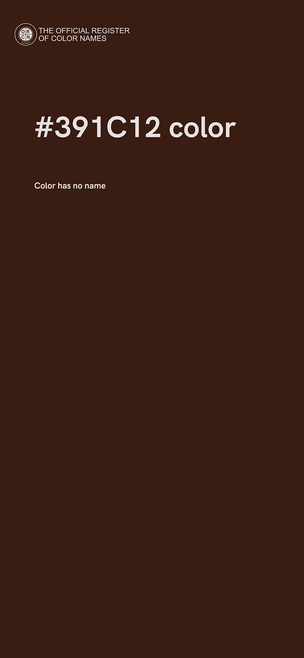 #391C12 color image