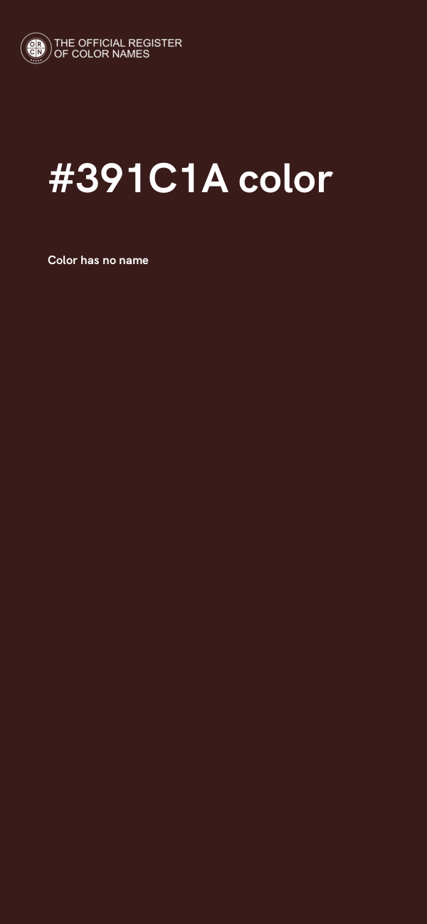#391C1A color image