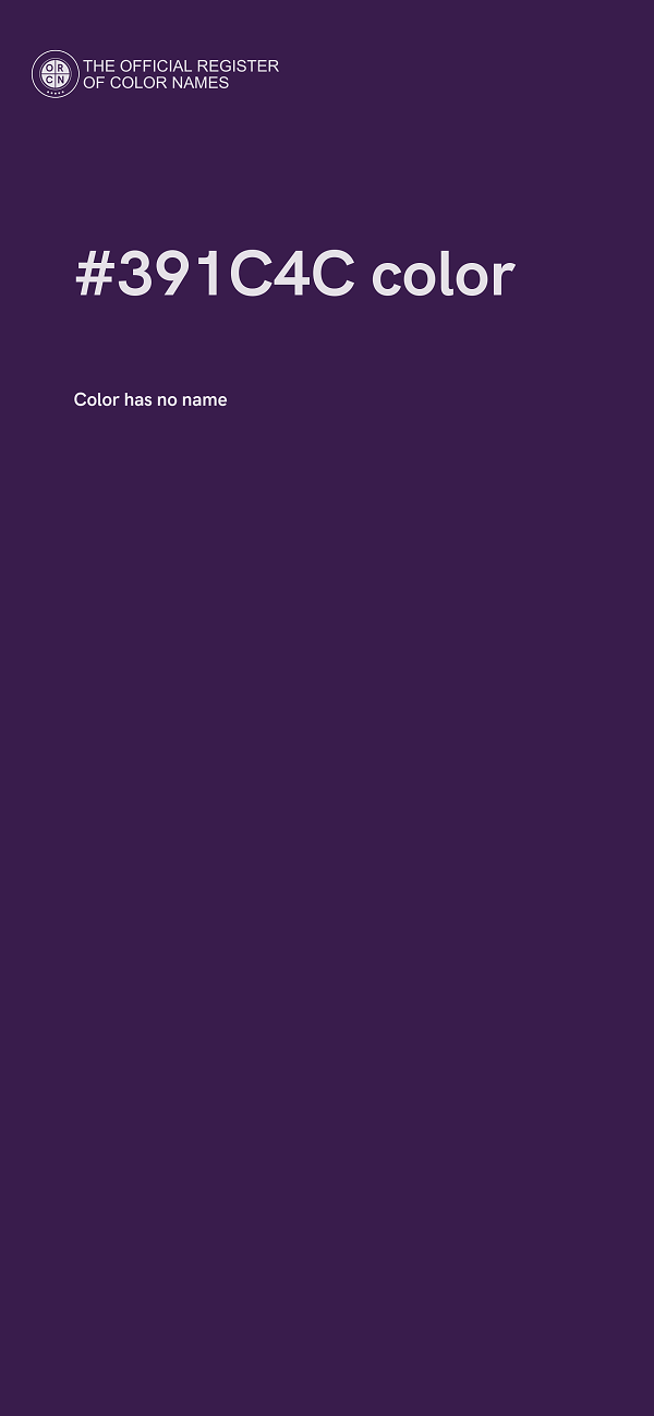 #391C4C color image
