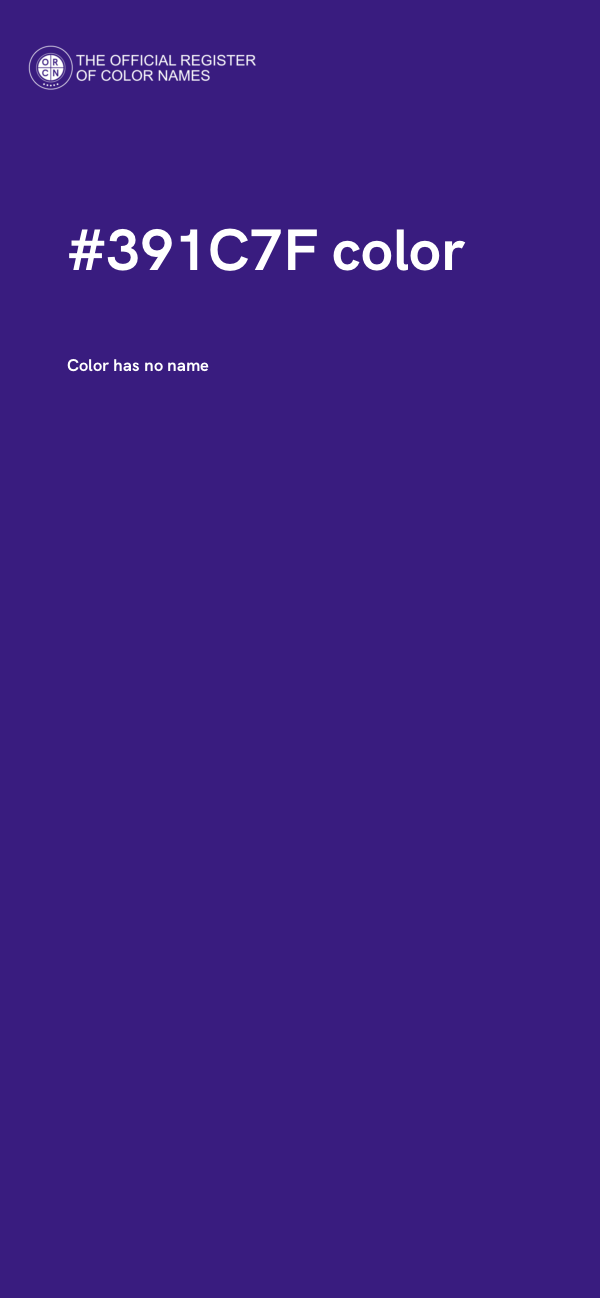 #391C7F color image