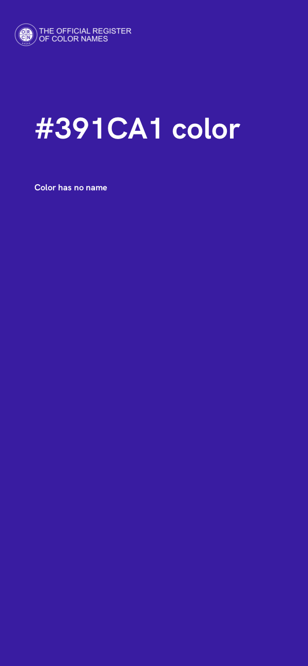 #391CA1 color image