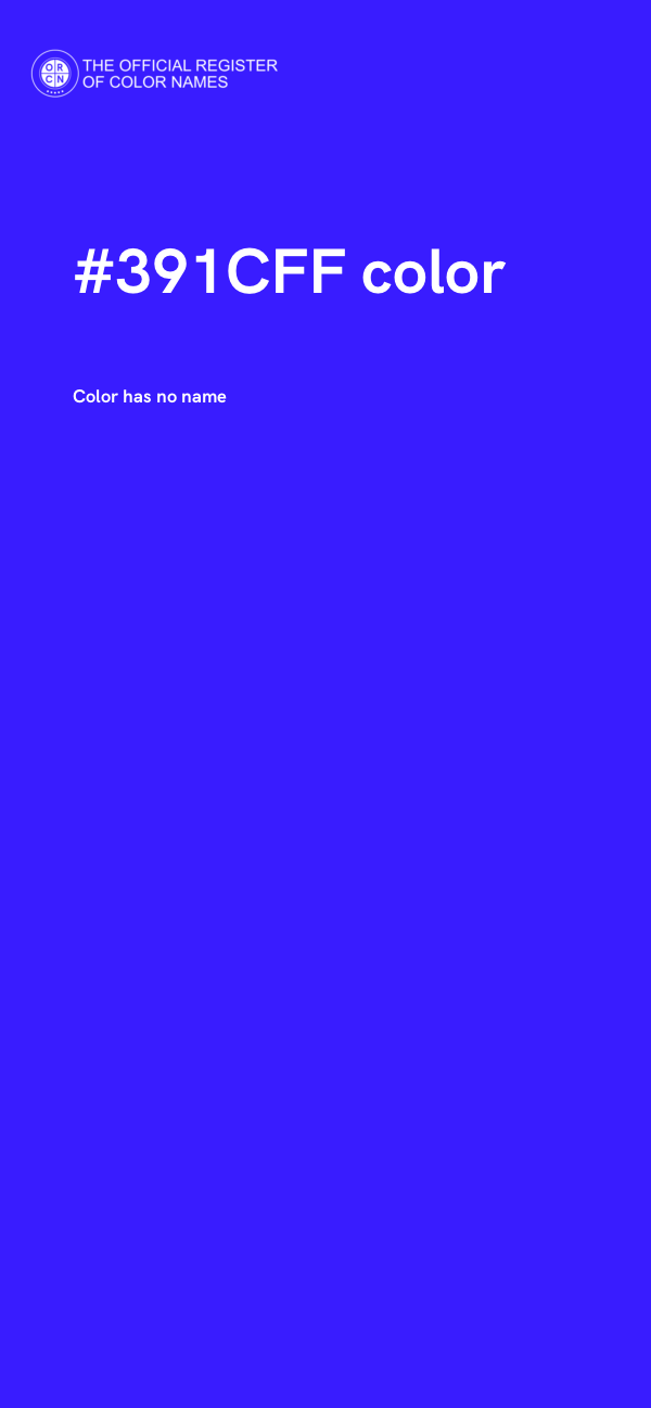 #391CFF color image