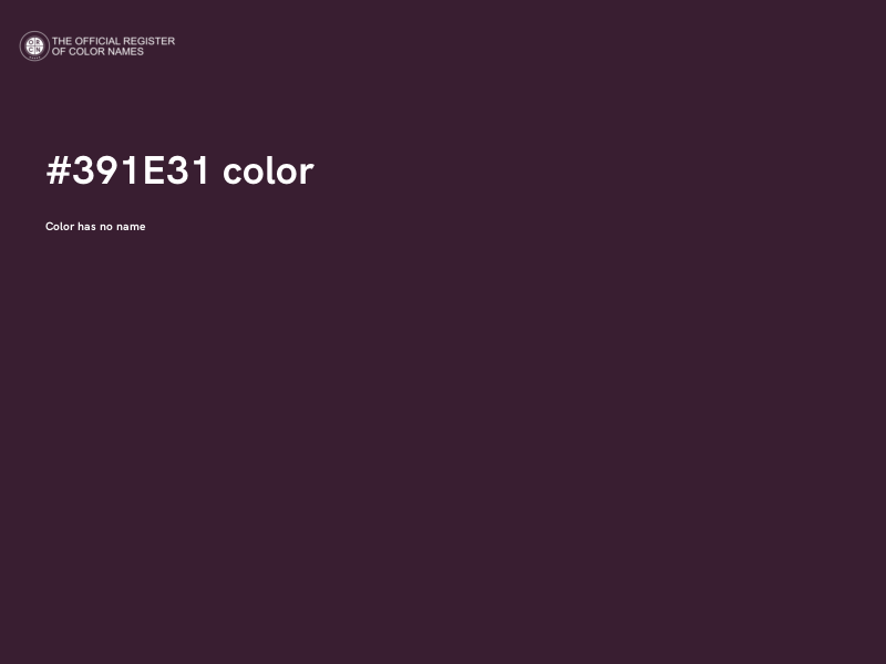 #391E31 color image