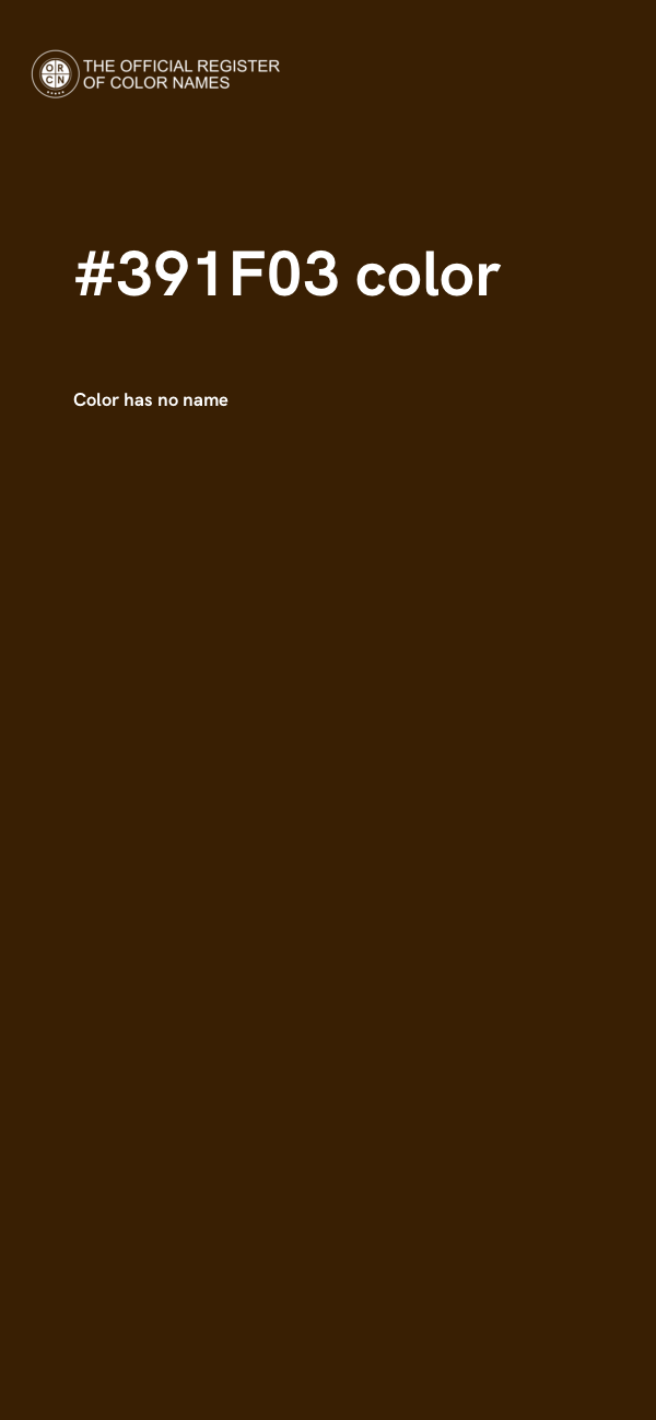 #391F03 color image