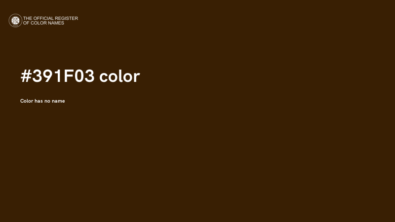 #391F03 color image