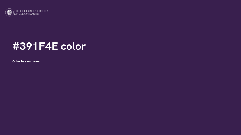 #391F4E color image