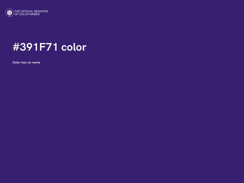 #391F71 color image