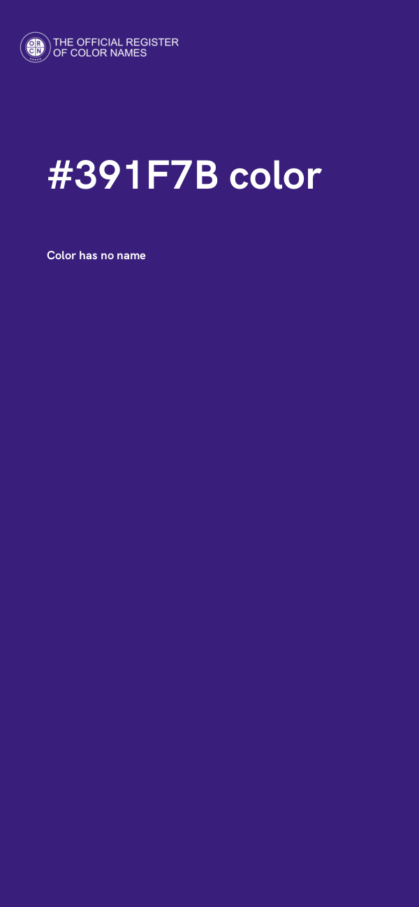 #391F7B color image