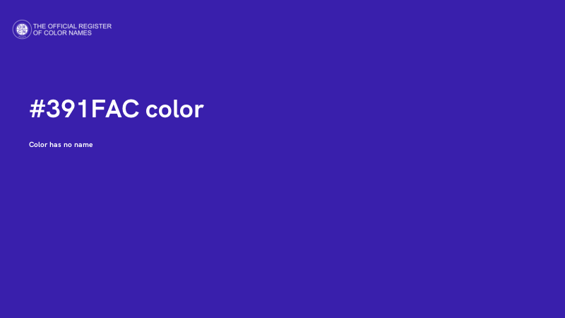 #391FAC color image