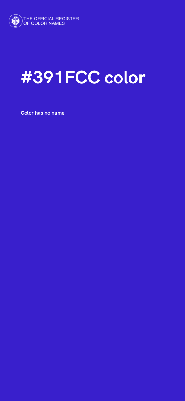 #391FCC color image