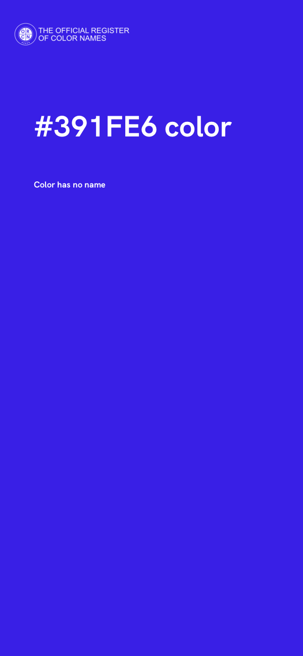 #391FE6 color image