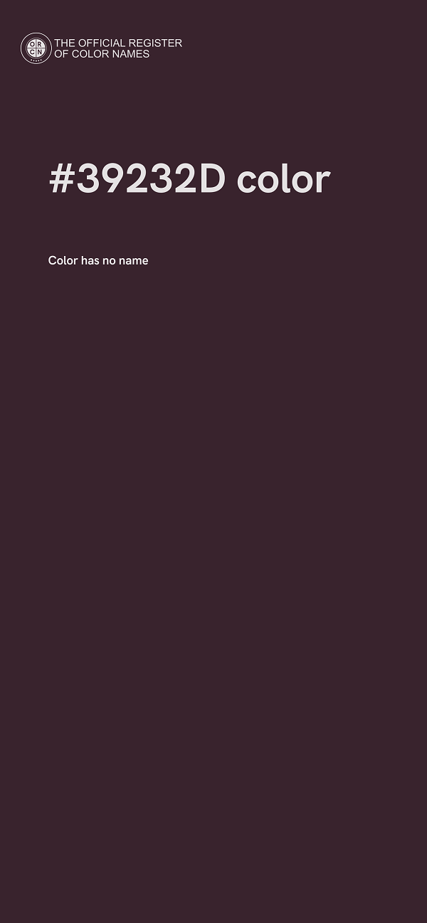 #39232D color image