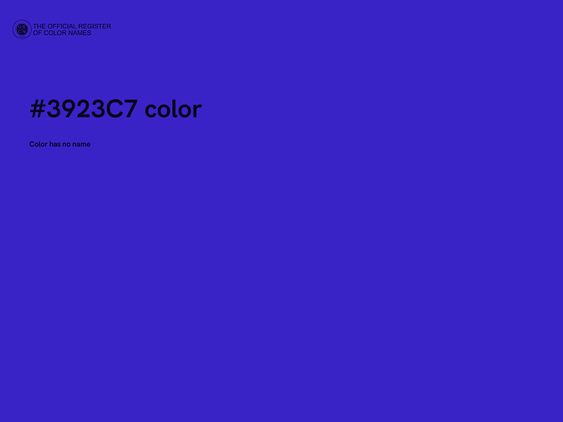 #3923C7 color image