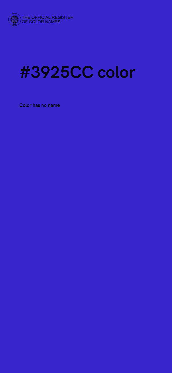 #3925CC color image