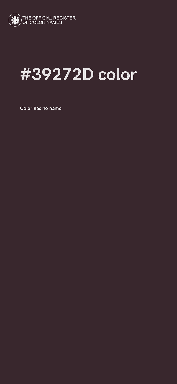 #39272D color image