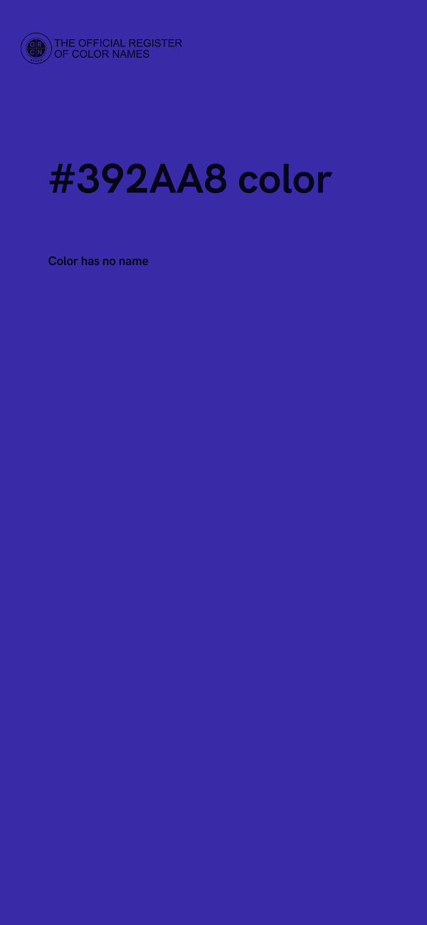 #392AA8 color image