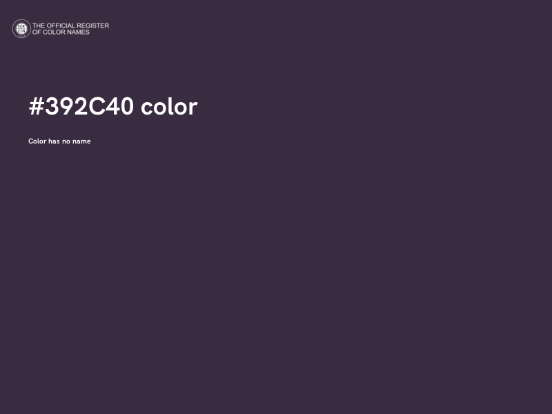 #392C40 color image
