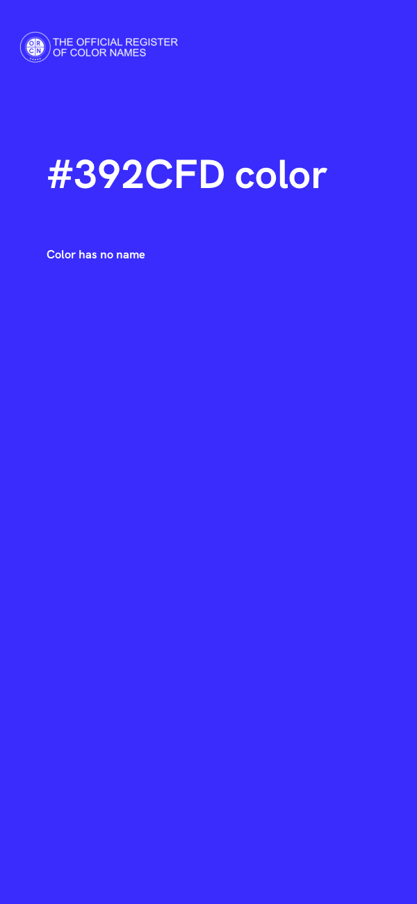#392CFD color image