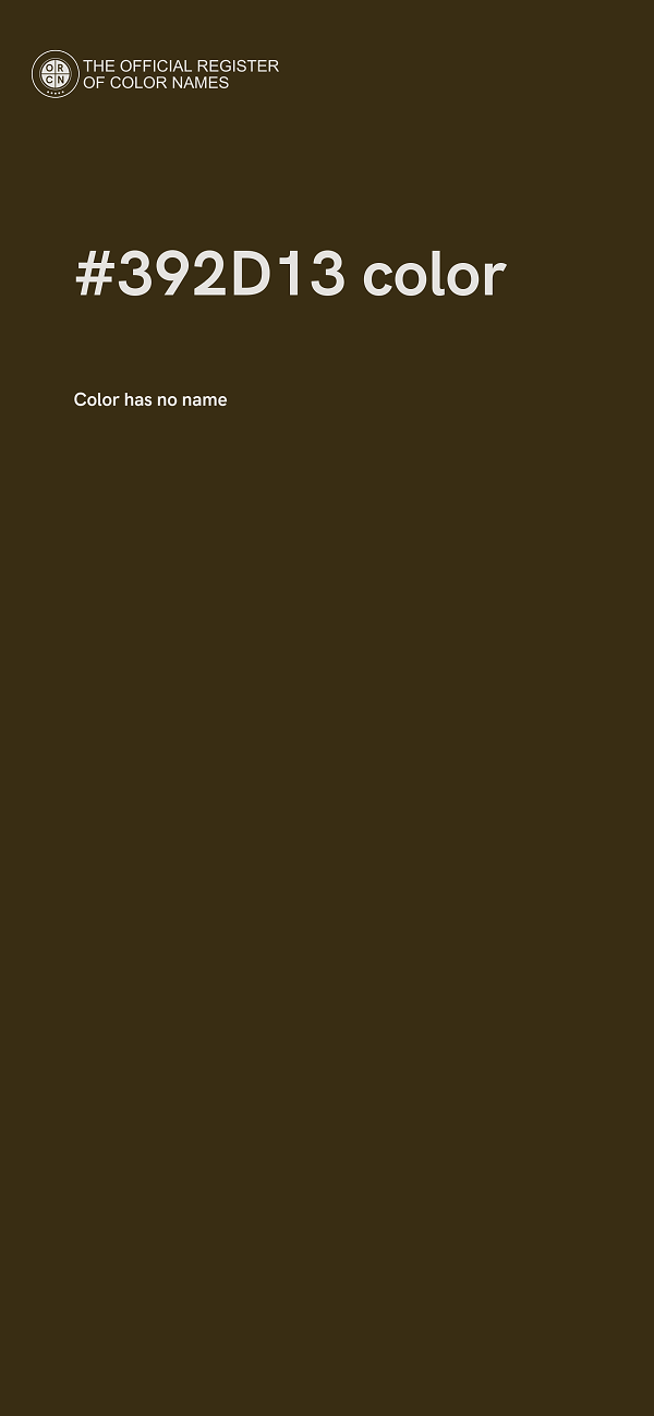 #392D13 color image