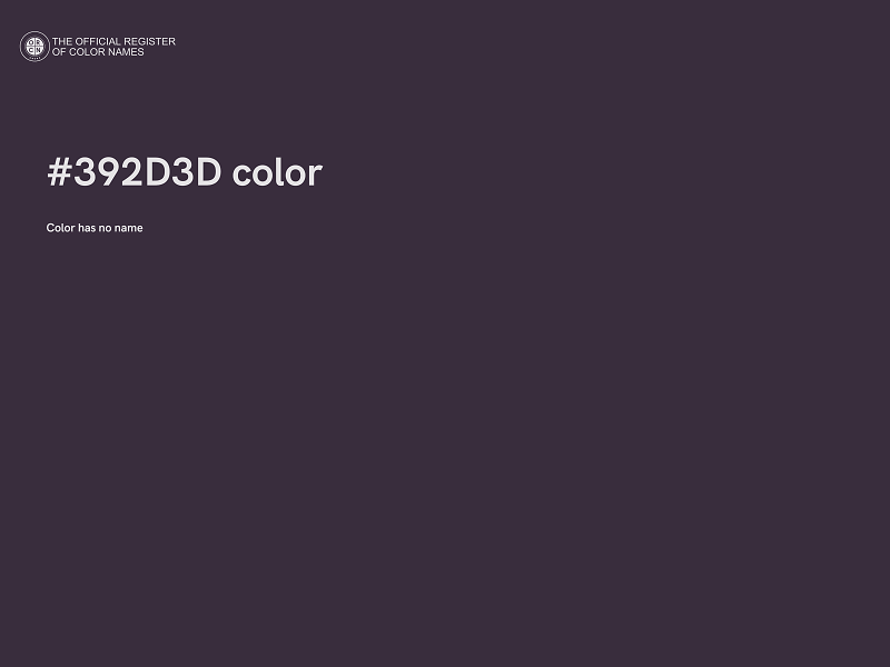 #392D3D color image