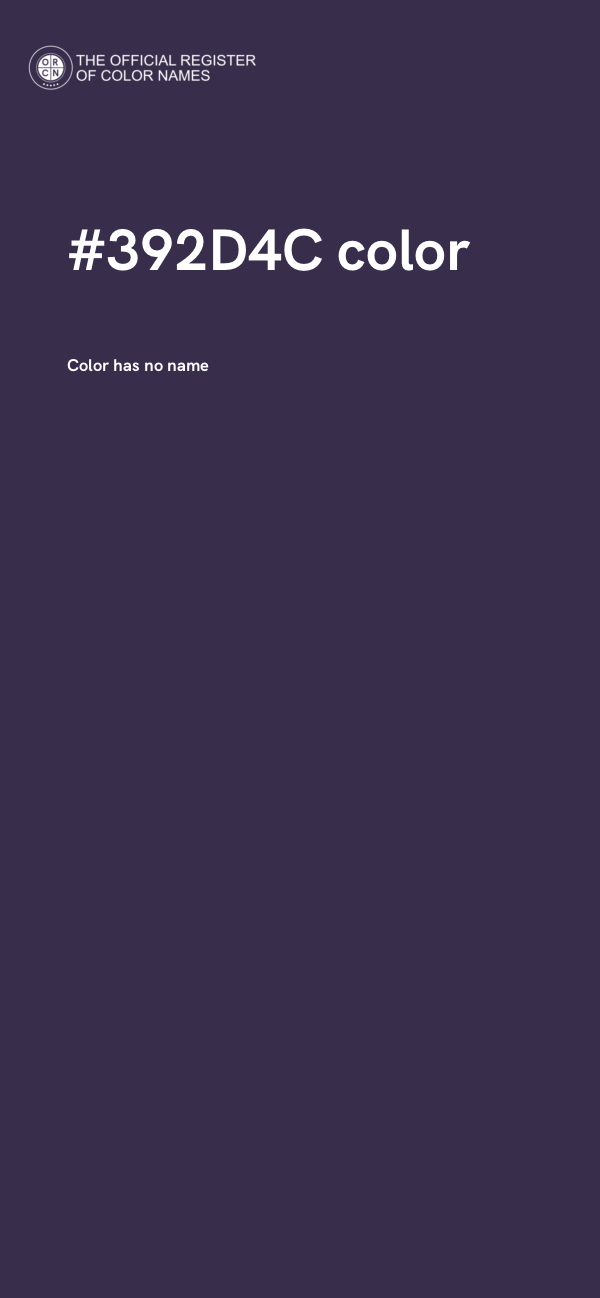 #392D4C color image