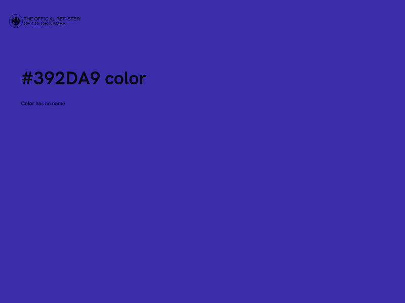 #392DA9 color image