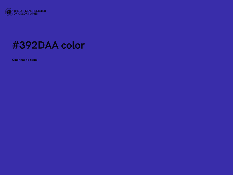 #392DAA color image