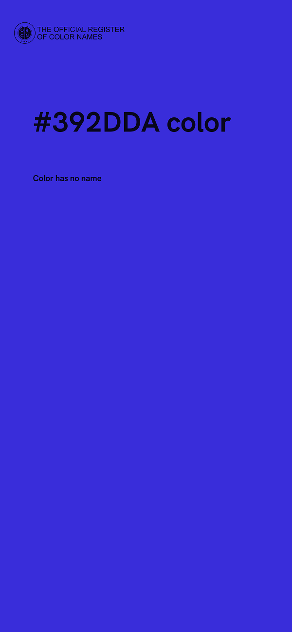 #392DDA color image