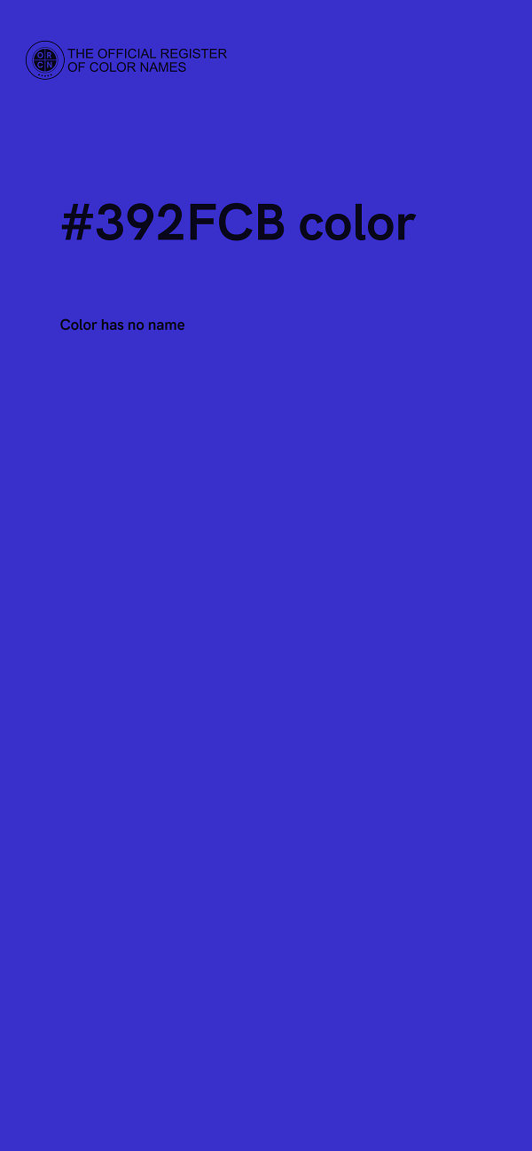 #392FCB color image