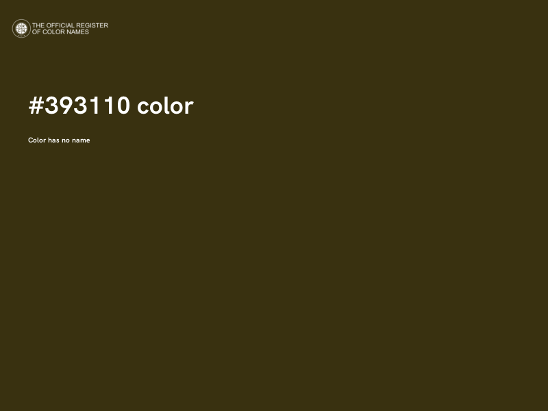 #393110 color image