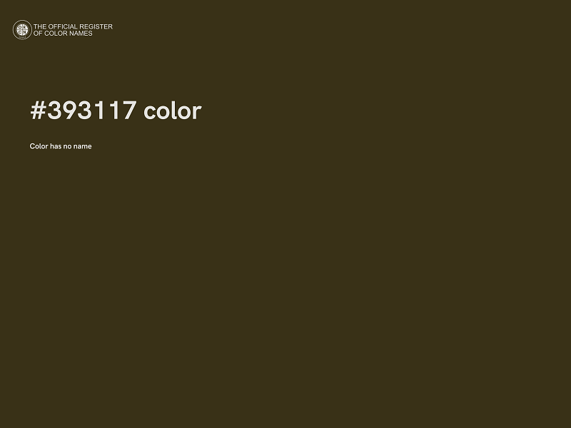 #393117 color image
