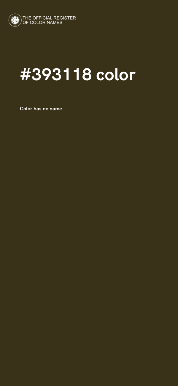 #393118 color image