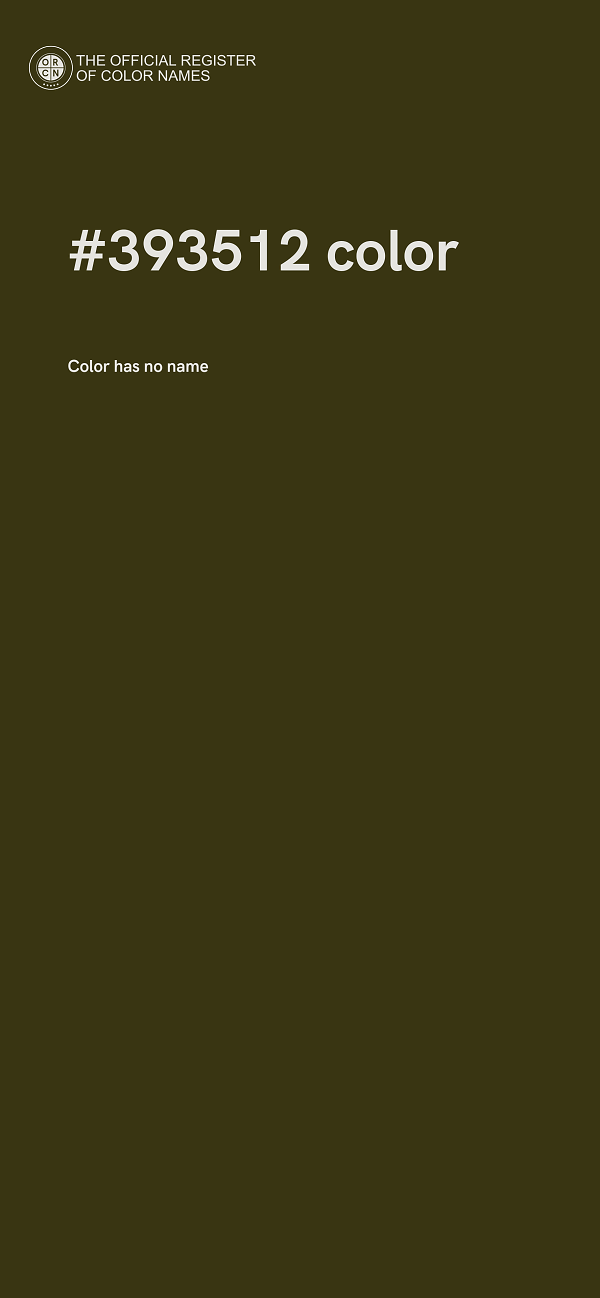 #393512 color image