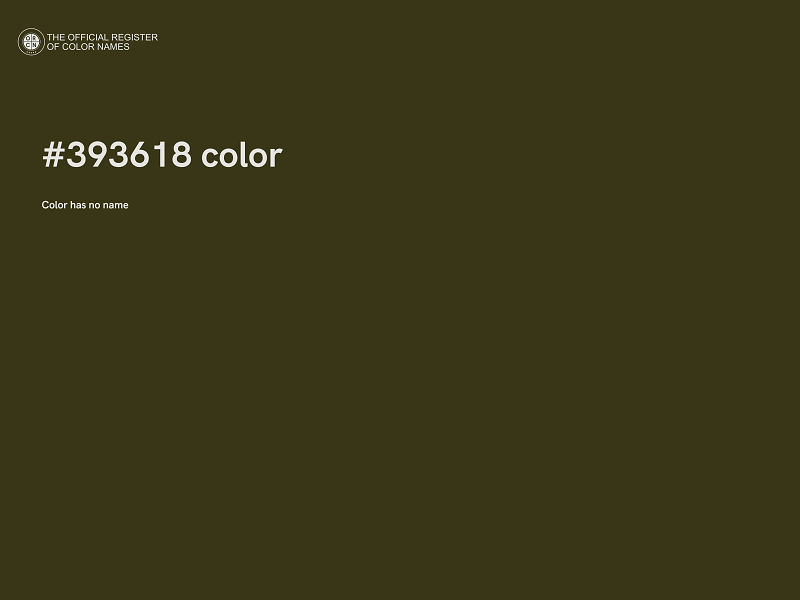 #393618 color image