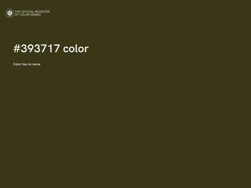 #393717 color image