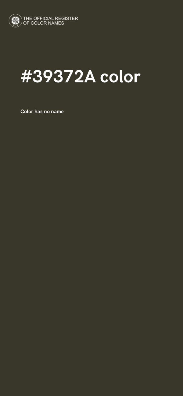 #39372A color image