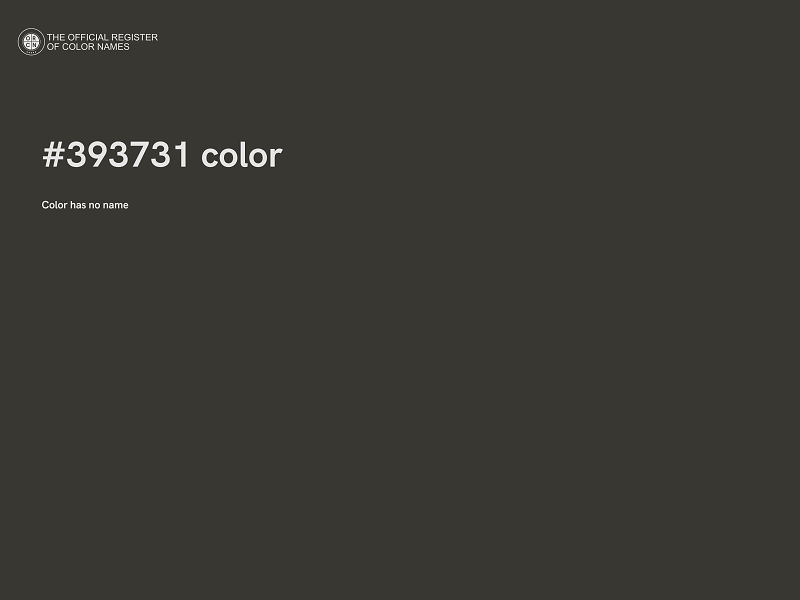 #393731 color image